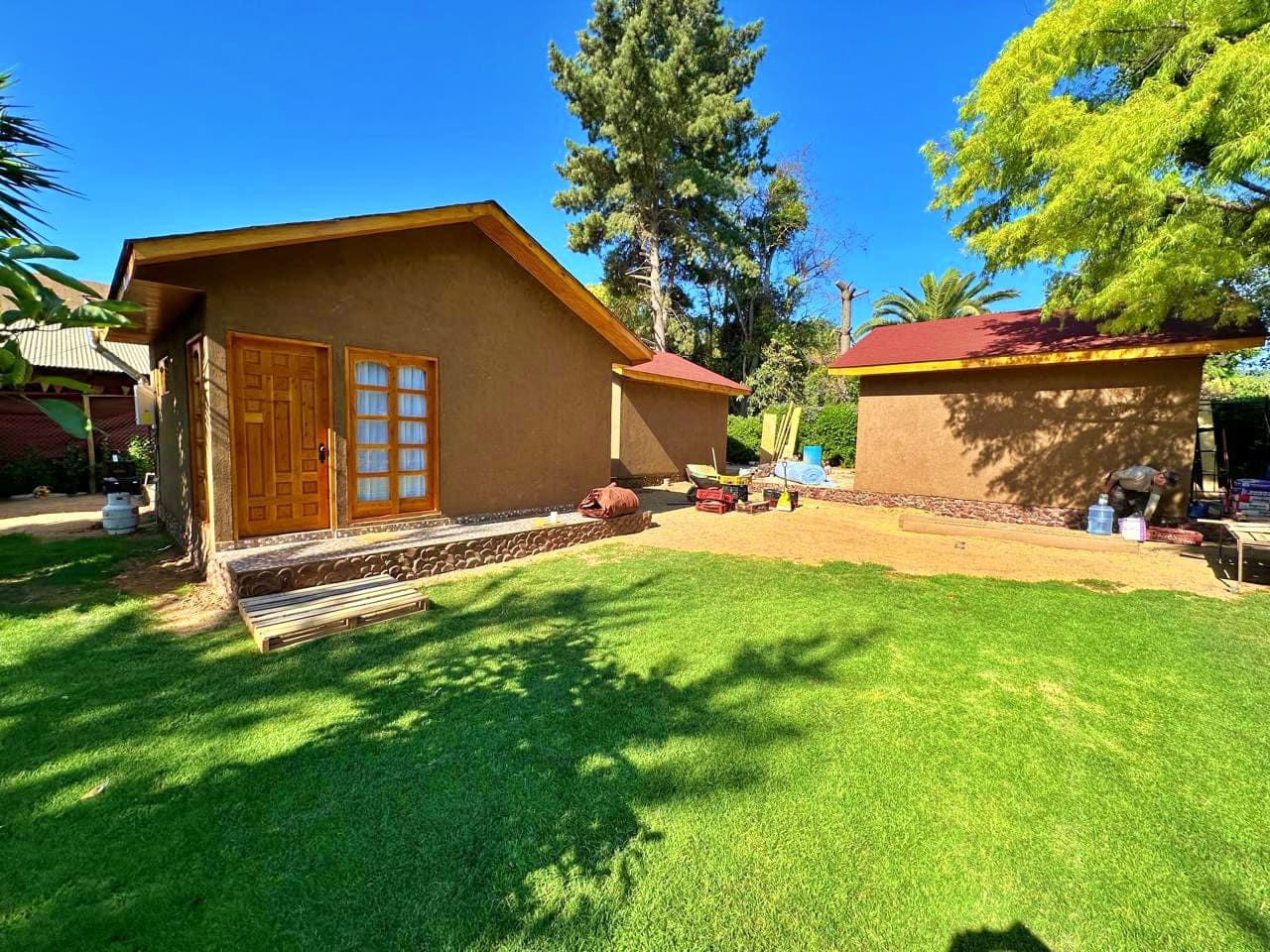 Cabaña con estructura Metalcon y tinaja - Construmel